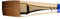 Daler-Rowney Sapphire Série 55 Pinceau Taille 25,4 mm