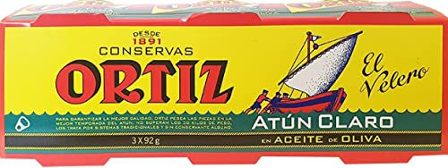 Heller Thunfisch in Olivenölpack mit 3 Einheiten von 92g Ortiz - Los 3 Packs