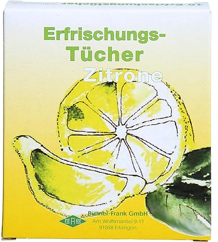 FRANK Erfrischungstücher Zitrone, 36 g