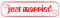 INDIGOS UG - Magnetfolie Just Married 45 x 12 cm reflektierend - Magnetschild für Auto - LKW - Truck - Baustelle - Firma
