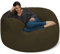 Chill Sack Bohnenbeutelstuhl: Riesen-5' Memory-Foam-Möbel Sitzsack - großes Sofa mit weicher Microfaserabdeckung - Oliver