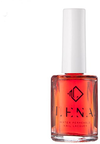 Breathable Halal Nail Polish LENA 14ml - All Fired Up - Enhancer Top Coat - LE48