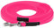 LENNIE BioThane Schleppleine, 10m mit Handschlaufe, Neon-Pink, 16mm für große Hunde, genäht