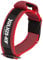 Julius-K9 Collare Color & Gray con manico richiudibile, chiusura di sicurezza ed adesivi intercambiabili, 50 mm (49-70 cm), Rosso-Grigio