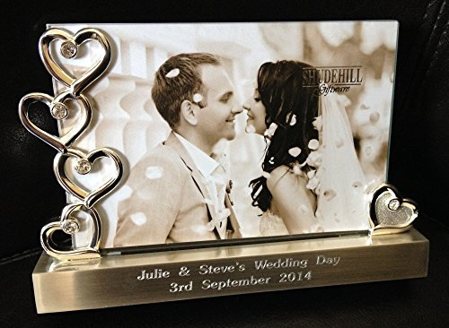 Shudehill Giftware - Diamond Hearts 6x4 Stand Frame