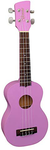 Brunswick BU1SP Soprano Ukulele - Purple/Pin