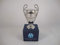 UEFA Mixte Cl 70mm Replique Olympique de Marseille Troph e UEFA Champions League 70 mm , Bleu - argenté, (7cm) EU