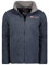 Geographical Norway - Calda giacca da uomo in pile invernale/mezza stagione blu navy M