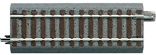 Roco H0 geoLINE (mit Bettung) 61120 Übergangsgleis, gerade 100 mm 6 St.