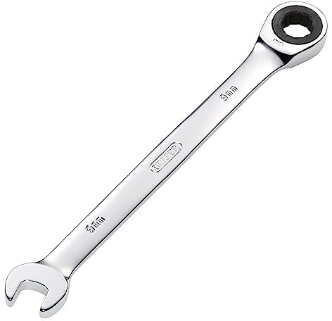 Draper 31006 Hi-Torq Metric Ratcheting Combination Spanner, 9mm