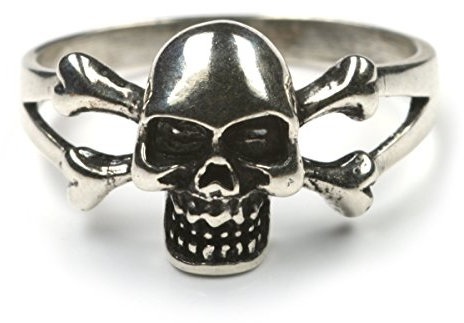 Drachensilber Herrenring Totenkopf Damenring Schmuck Ring Sterlingsilber Motiv Totenkopf Gr 58
