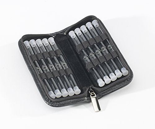 MV-Versand Homöopathie Taschenapotheke Klassik mit 20 Klargläsern mit UV-Schutz für Globuli (grün)