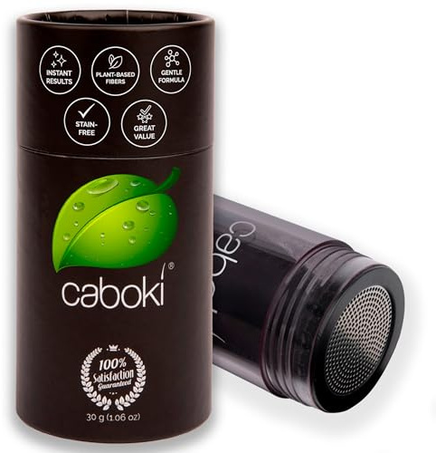Caboki Hair Fibers for Thinning Hair – Plant-Based Powder,30g Medium Brown
