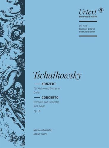 Konzert für Violine und Orchester D-dur op. 35 - Breitkopf Urtext - Studienpartitur (PB 15116 )