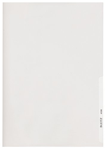 Esselte Leitz Sichthülle Premium, A4, PVC, dokumentenecht, glasklar, 41060002, transparent