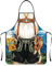 bilipala Lederhosen Schürze Lustige Schürze Neuheit Küche Kochen Schürze für Mann