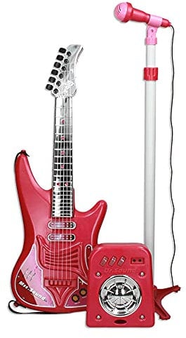 Claudio Reig - Set Guitarra, Micro y bafle Color Rosa ( 8431)