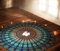 Feder Pfau Runde Mandala Tapisserie Hipster Hippie Stil Bettwäsche Bettdecke Gypsy Wandbehang Indische Boho Gypsy Baumwolle Tischtuch Strandtuch Dekorative Wandbehang Runde Meditation Yoga-Matte