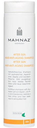 MAHNAZ® After Sun & Anti-Aging Shampoo, neue Vitalität nach Sonne, Strand, Salzwasser, 200 ml