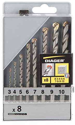 Diager, Coffret 8 Forets Flash Ø3-4-5-6-7-8-9-10