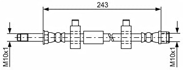 Bosch 1987476320 Brake Hose