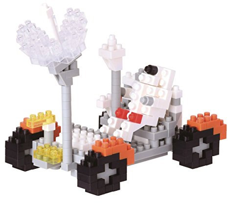 nanoblock NBH-085 - Lunar Rover Mondfahrzeug, Minibaustein 3D-Puzzle, Sights to See Serie, 250 Teile, Schwierigkeitsstufe 3, schwer