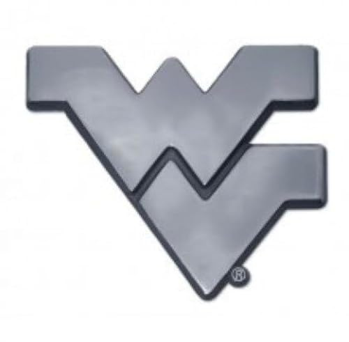 West Virginia University Mountaineers Chrome Plated Premium Metal Emblem Car Truck Motorcycle Logo