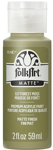 FolkArt Acrylic Paint in Assorted Colors (2 oz), 527, Forest Moss