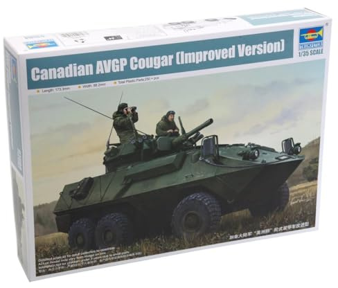 Trumpeter 01504 Modellbausatz Canadian Cougar 6x6 AVGP (Improved Vers.