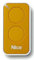 Nice Era-Inti telecomando originale 2 tasti 433,92 Mhz rolling code sostituisce radiocomando Nice Very VR - ONE ON1 ON2 e FLOR FLO2R-S FLO1R-S apricancello (giallo)
