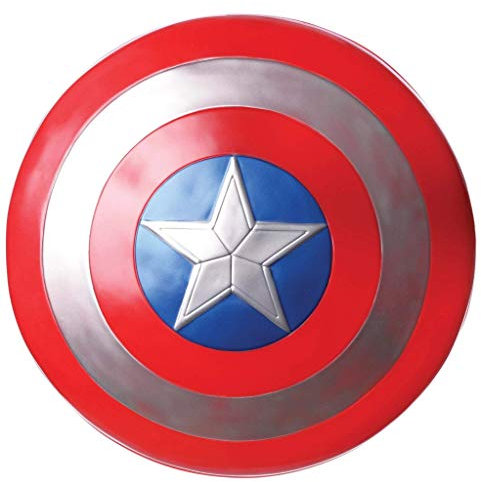 Rubies Costume Co Herren Avengers 2 Age of Ultron Captain America Schild 61 cm, Mehrfarbig/Meereswellen (Ocean Tides), Einheitsgröße