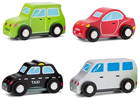New Classic Toys - 11934 - Spielfahrzeuge - Fahrzeugset - 4 Fahrzeuge