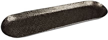 Schale Rime Alu brüniert Breite 13.5cm Länge 51cm