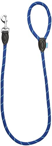 Dog & Co Mountain Rope Trigger Lead Blue Reflective 120cm
