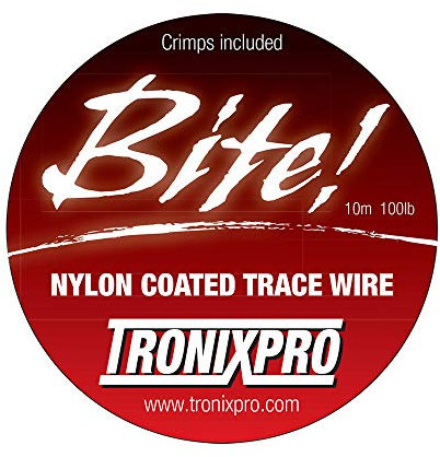 Tronixpro Wire Trace Line W/Crimps, 50lb, 10m