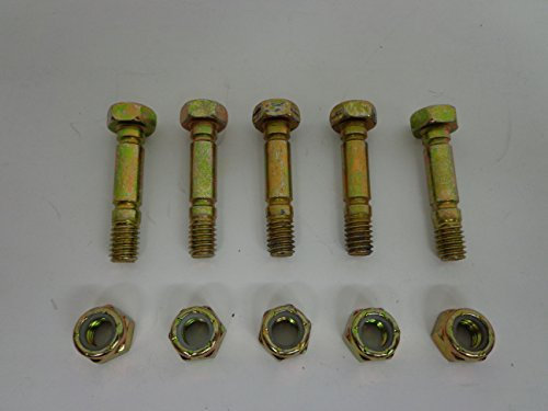 10 stück scherbolzen schneefräse m8 8mm x 38mm universal für viele hersteller