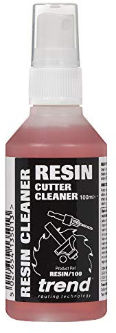 Trend 100ml Resin Cleaner Spray, Blade & Bit Maintenance Solution, RESIN/100
