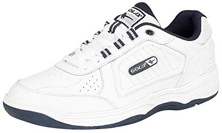 Gola Men's Gola Belmont Lace Wide Fitness Shoes, White Navy, 9 UK