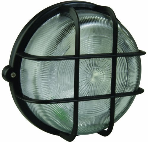 UNITEC 45491 Rundleuchte, 100W, PVC, schwarz