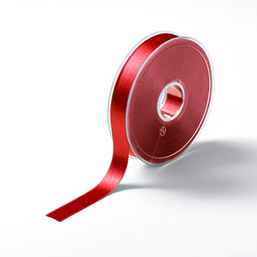 Prym Satin Ribbon 15 mm Red, 100% Polyester