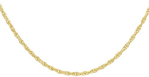 Carissima Gold Women's 9 ct Gold 0.7 mm Prince of Wales Chain Necklace