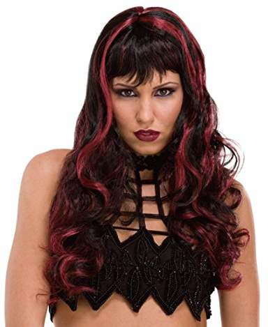 Wig Witch Craft Black/burgundy
