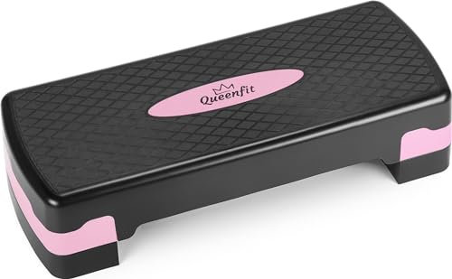 Queenfit Step 2-stufig für Aerobic - Ihr Vielseitiges Fitnessgerät für Zuhause