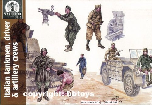 WATERLOO 1815 AP037 - Italian Tankmen, Drivers and Artillery Crews