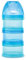 Dodie Boîte Doseuse Transparente Séparable à l'Unités, Bleu/Lagoon, 1 Unité