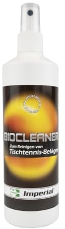 Imperial Tischtennis Bio-Cleaner | Zur Reinigung & Pflege von Tischtennisbelägen | VOC-haltig oder VOC-frei | Antistatisch | Schnelltrocknend | Verbessert Griffigkeit & Haltbarkeit | Made in Germany