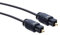 Maclean MCTV-753 Cable fibre optique Toslink mâle Plaqué or T-T numérique ULTRA SLIM NOUVEAU