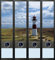 Ordnerrücken Leuchtturm Bücher Buch Ordner Ordneraufkleber Deko 007