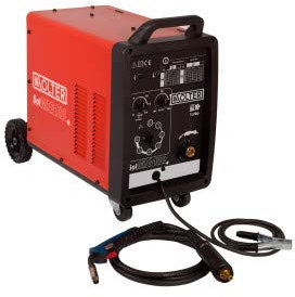 Solter SOLMIG 180 - Máquina de Soldadura MIG/MAG 180A, Versátil para Acero, Inoxidable y Aluminio, Portátil y Robusta, Control Preciso y Temporizador para Soldadura por Puntos