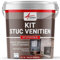 Stuckfarbe, STUCCOLIS Putz mit Mörtel und Farbstoff Orientrot-kit bis zu 7 m²